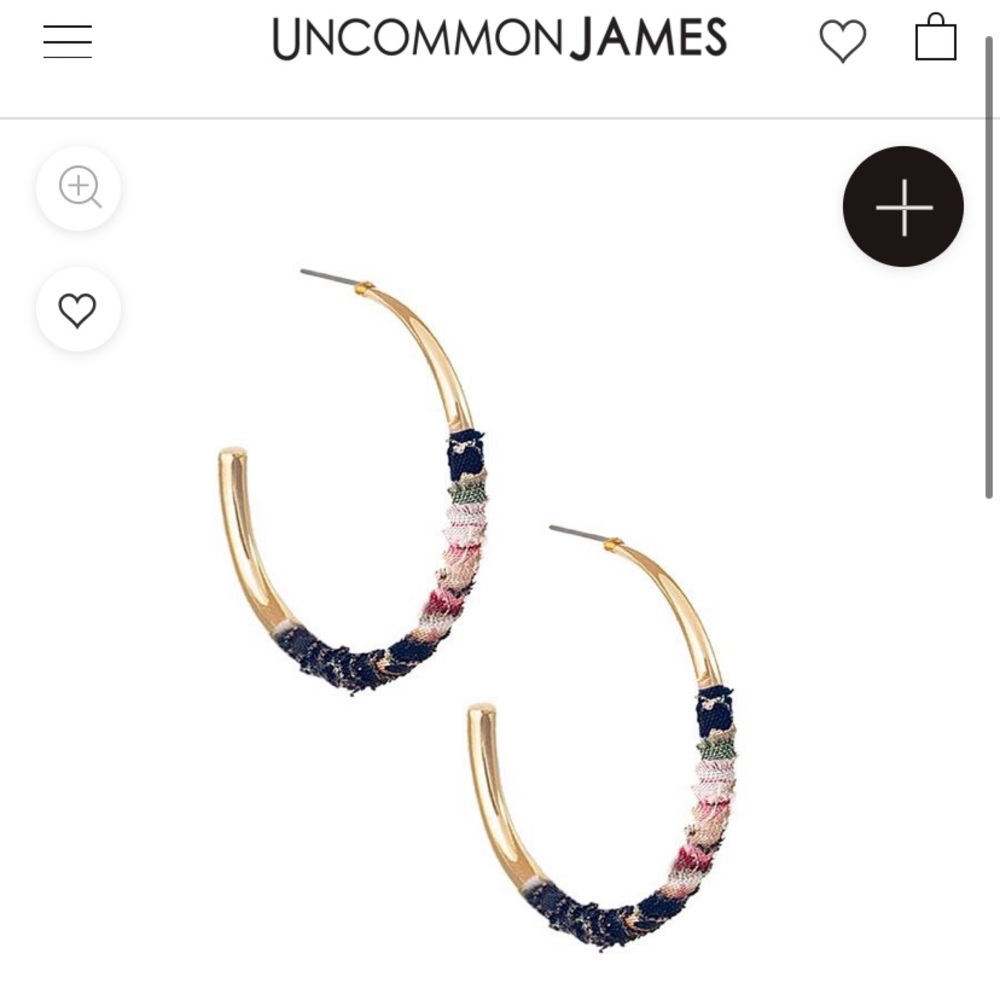 Uncommon James - womanizer hoop earrings - 2”